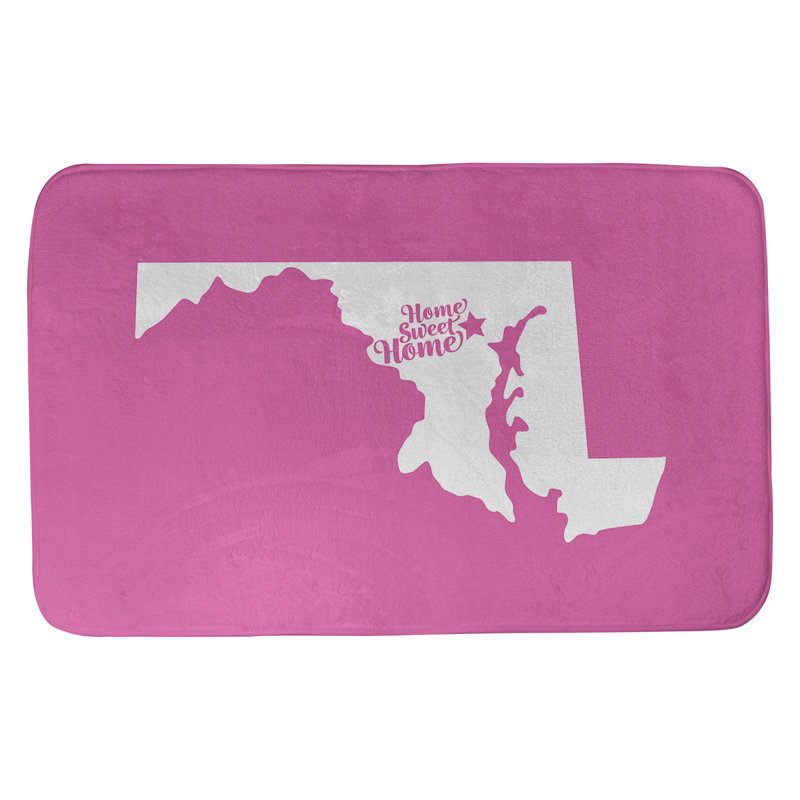 Tapis pour salle de bain baltimore doux, l 17 po x L 21 po, Bleu