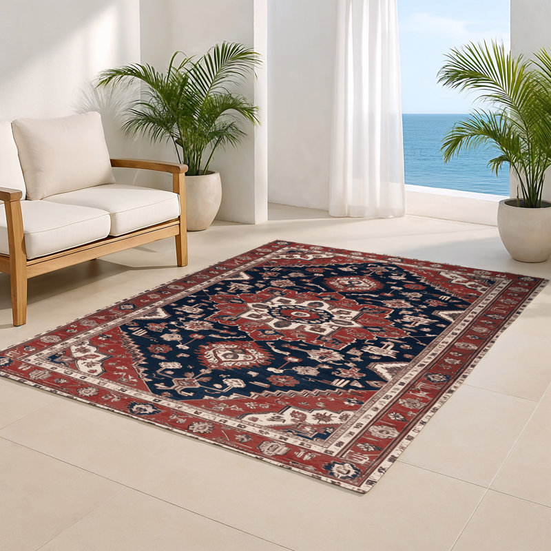 Tapis turc intérieur et extérieur brun, Rectangulaire 2 pi x 3 pi