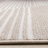 Kempst Neutral Beige Cream Striped Geometric Rug-542032413