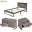 Lit plateforme 3 pièces avec table de chevet et commode-1530211976-1530211982