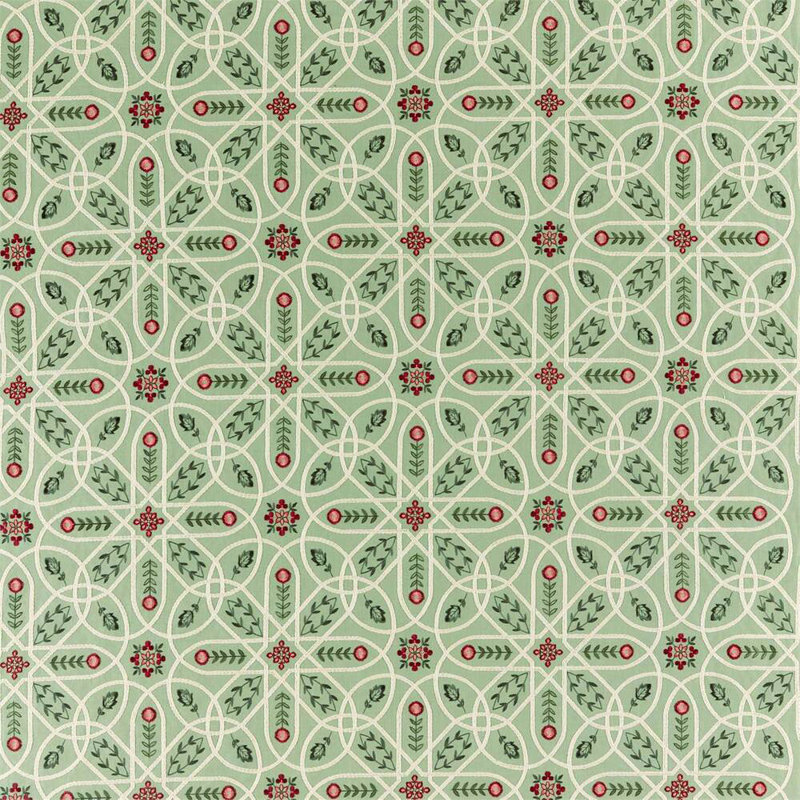 Brophy Embroidery Fabric, Green
