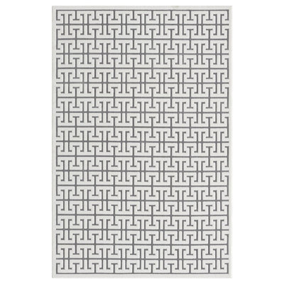Modern Geometric Trellis Area Rug
