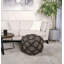 Pouf en laine et coton Jumanji