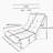 Lazy Sofa, Foldable Reclining Chair