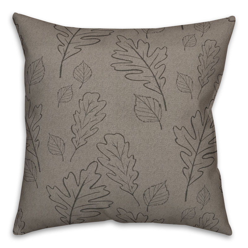 Coussin décoratif carré, Gris