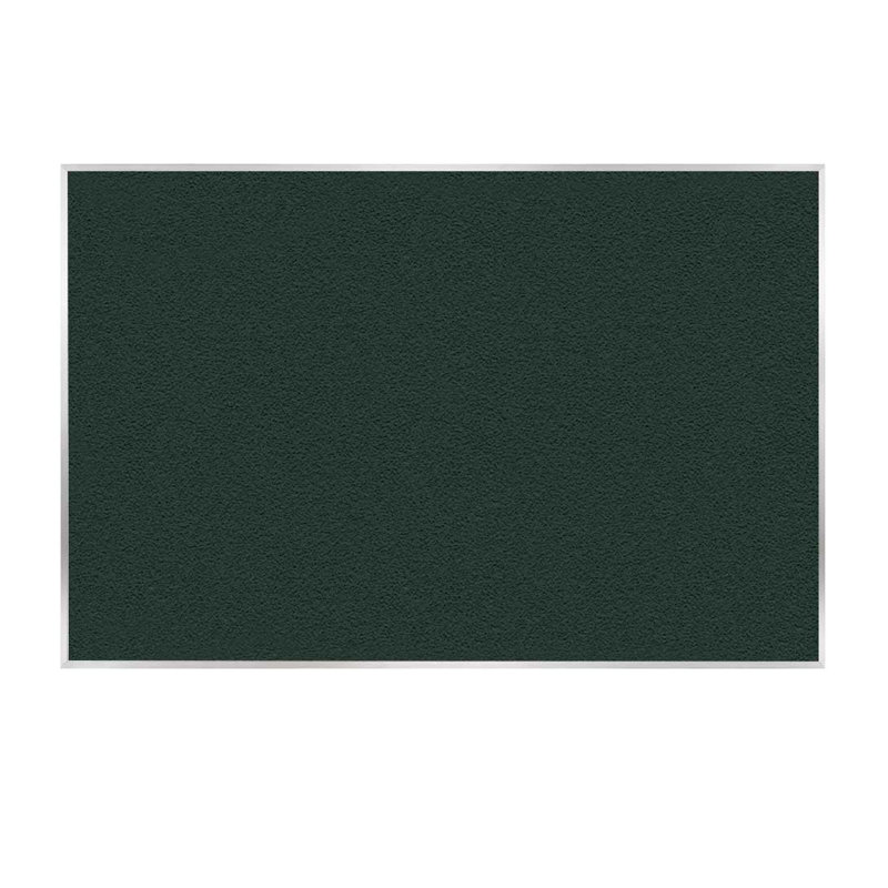 Babillard mural en vinyle Ghent, Ébène, H 48,5 po x l 87,91 po x P 0,63 po