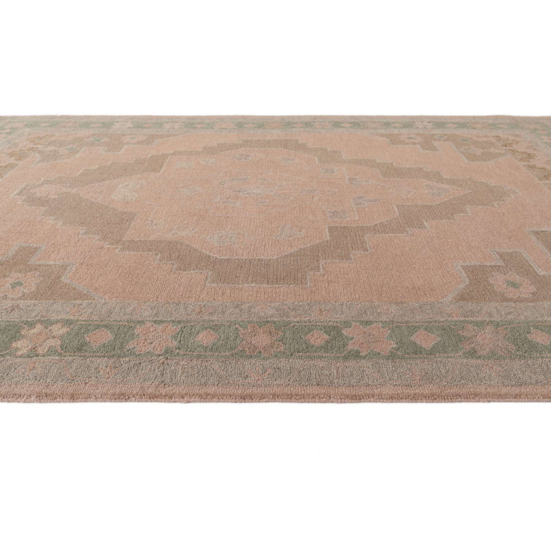 Safi Hand Tufted Wool Indoor Rug, Rectangle 6' x 9'