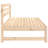 Ophelia & Co. Patio Middle Sofas 2 Pcs 47.2"X31.5" Solid Wood Pine-1900391422