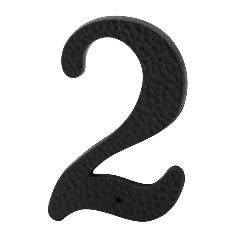 Numéro de maison de 3 po Prime-Line, plastique, noir avec clous, 2