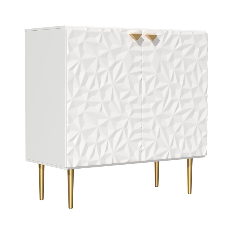 Armoire d'appoint 2 portes Legakis , Blanc