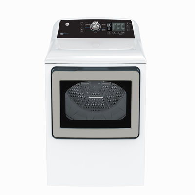 Ge 7,4 pieds cubes Sécheuse électrique à chargement par le haut avec cycle Sanifresh - GTD68EBMRWS