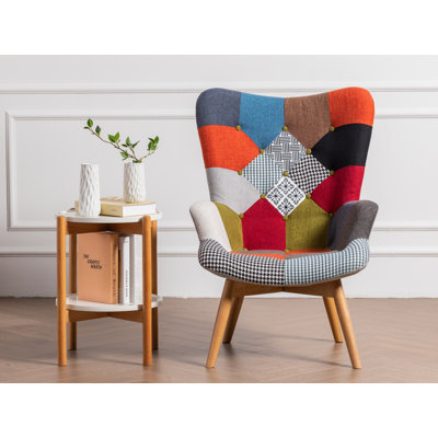 Jared Upholstered Cotton Blend Armchair