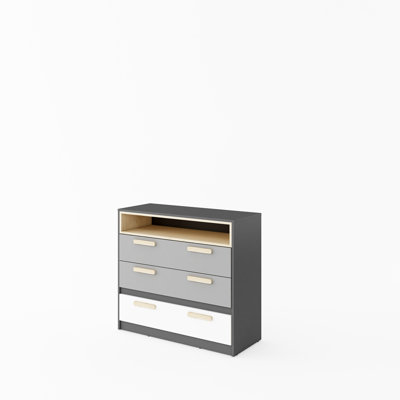 Lizania 100cm W 3 - Drawer Chest of Drawers