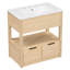 Meuble-lavabo simple 30 po avec comptoir en céramique-94573935