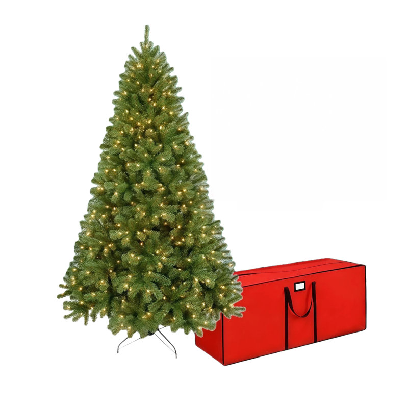 6FT H Lighted Artificial Pine Christmas Tree