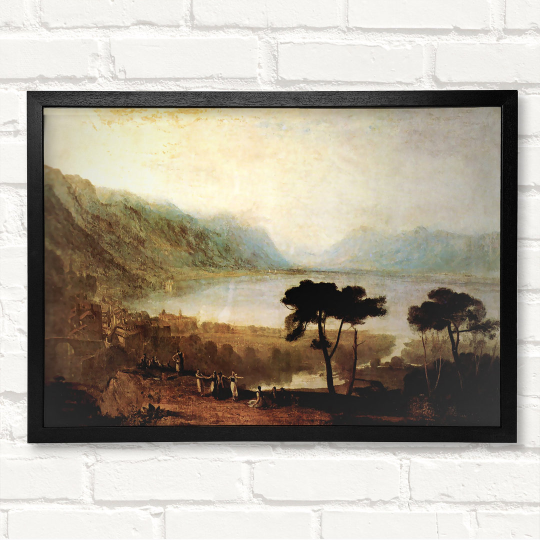 Genfer See in Montreux von Joseph Mallord Turner - Druck