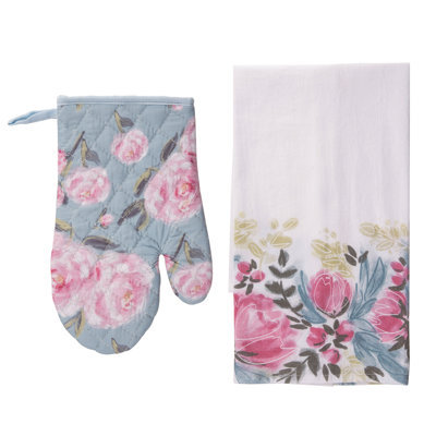 Ensemble de 2 serviettes en coton 10 po Transpac