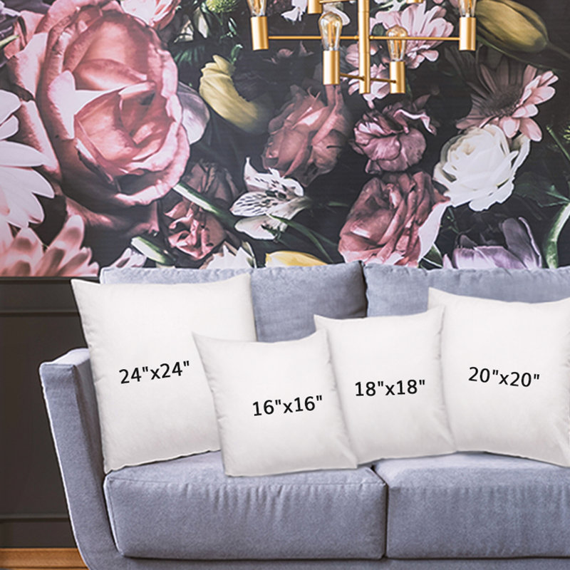 Floral Indoor/Outdoor Pillow Cover (Set of 4)