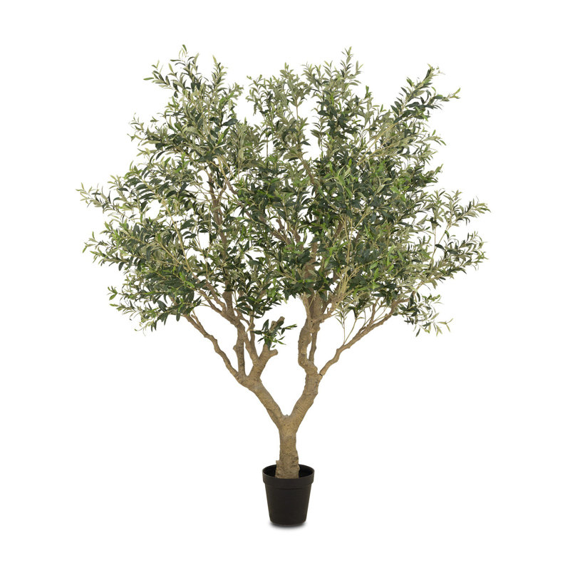 Faux Olive Tree Wide-Faux Olive Tree Wide-8'