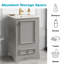 Meuble-lavabo de 20 po avec lavabo en céramique, porte à fermeture en douceur, tablette ajustable en forme de U-408668713