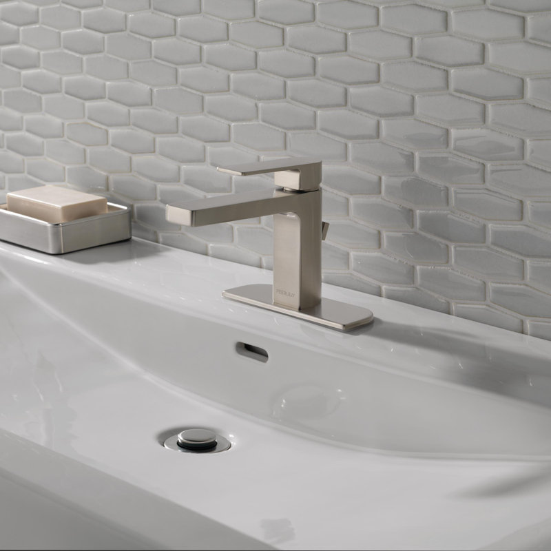 Robinet de salle de bain monotrou pour salle de bain, Inoxydable