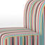 Fauteuil de chambre Boho Rainbow Stripes
