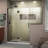 DreamLine Unidoor-X 65 - 65.5 inch W x 72 inch H Frameless Hinged Shower Door in Matte Black-26337758-121326465