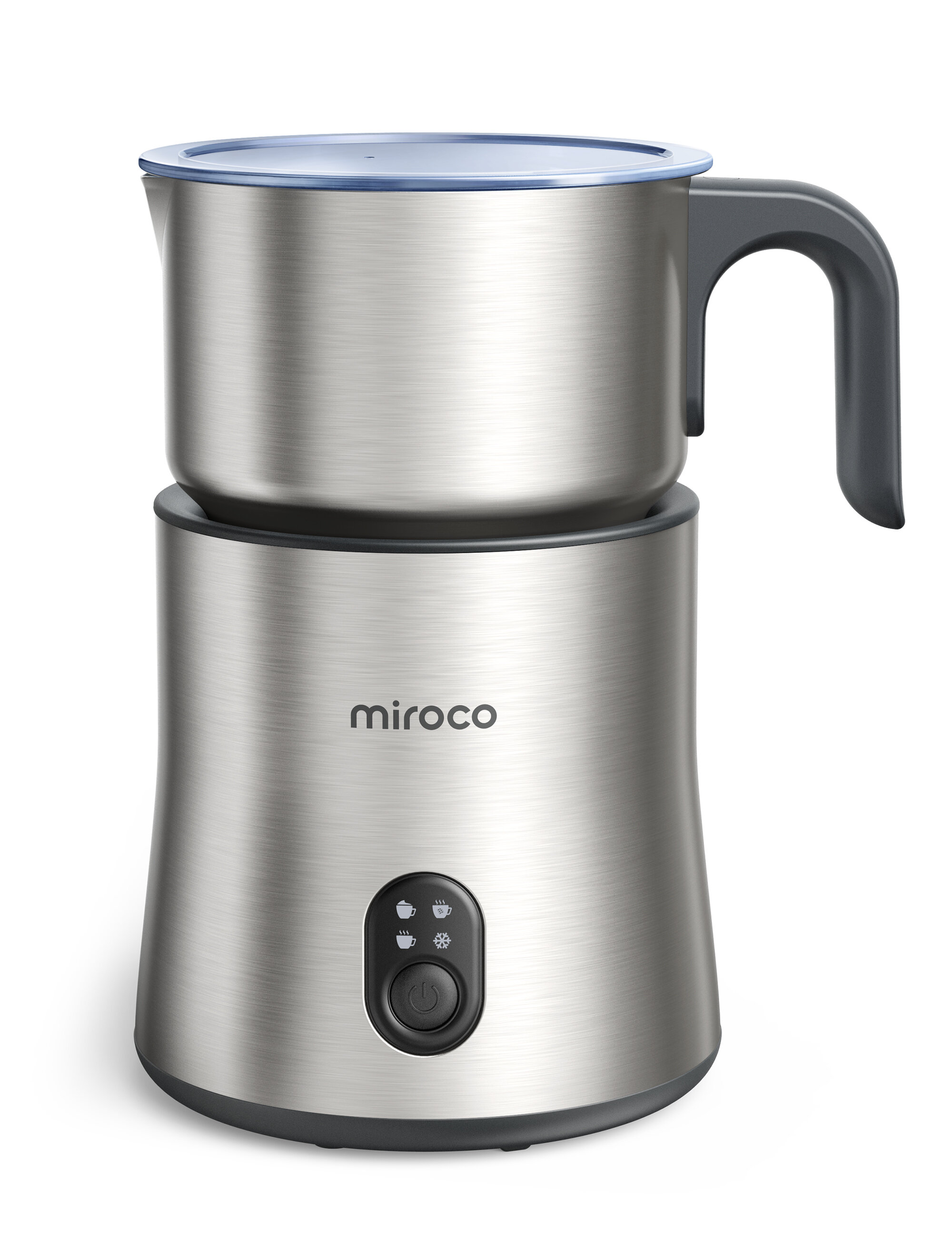 Miroco Milk Frother, Electric Milk Steamer Foam Maker 8oz for