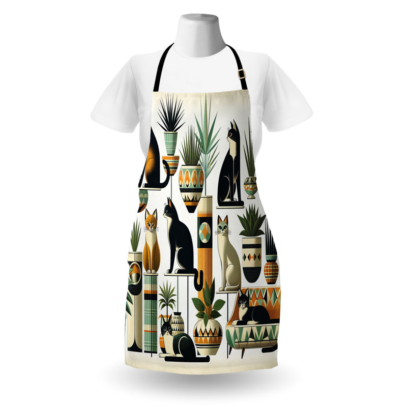 No Pattern Bib Apron