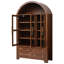 Grand garde-manger avec portes, 4 tiroirs, poignées dorées et tablettes réglables-1819615189