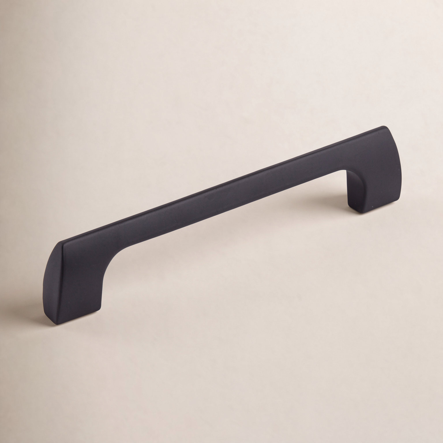 Holland Bar Cabinet Pull, Flat Black, 5 1/16" Center to Center