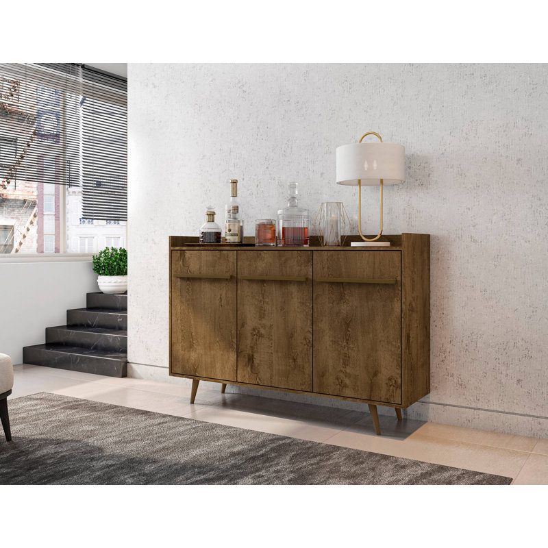 Bradley 54" Sideboard In Rustic Brown, Rustic Brown