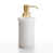 White/Matte Brass