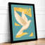 Dove of Peace Geometric - Framed Print-1557164381-1557164383