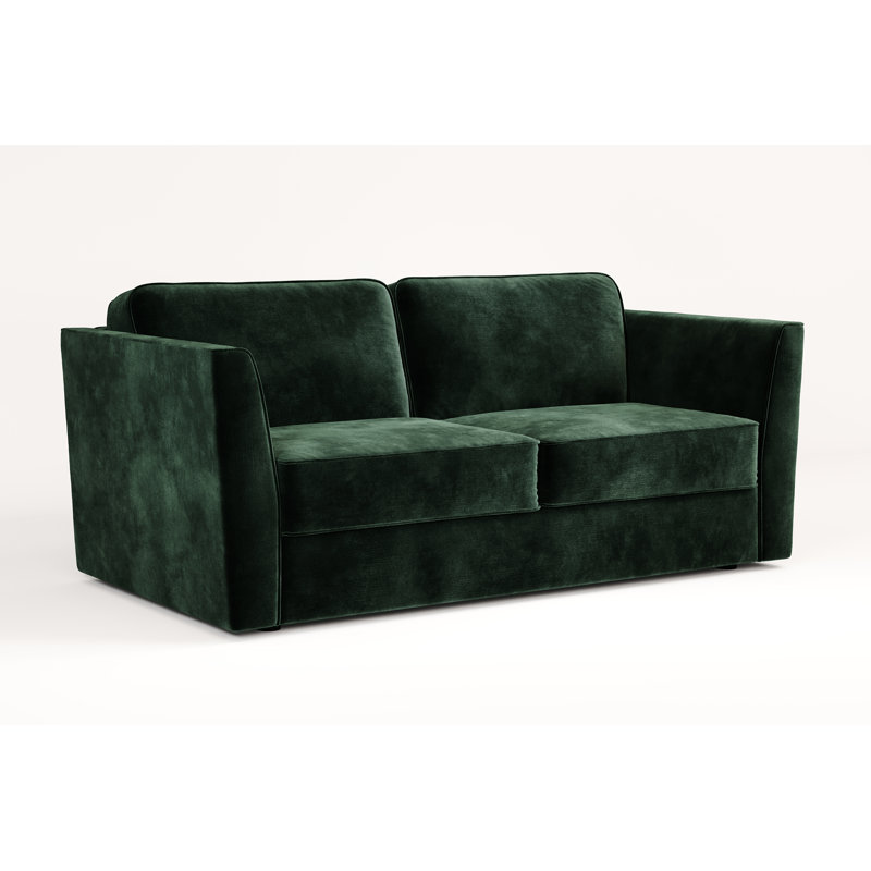 Jay-Be® Elegance Sofa Bed with e-Sprung™ Mattress - Three seater - Luxe Velvet, Saffron