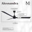 Ventilateur de plafond Alessandra 72-9636485-63956783