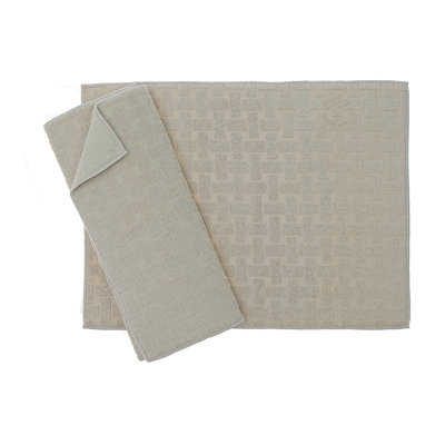 Tapis de vaisselle en microfibre 2 pièces
