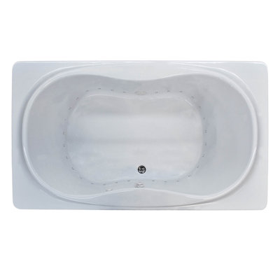 Cayman 71.5'' x 35.5'' Air Acrylic Bathtub