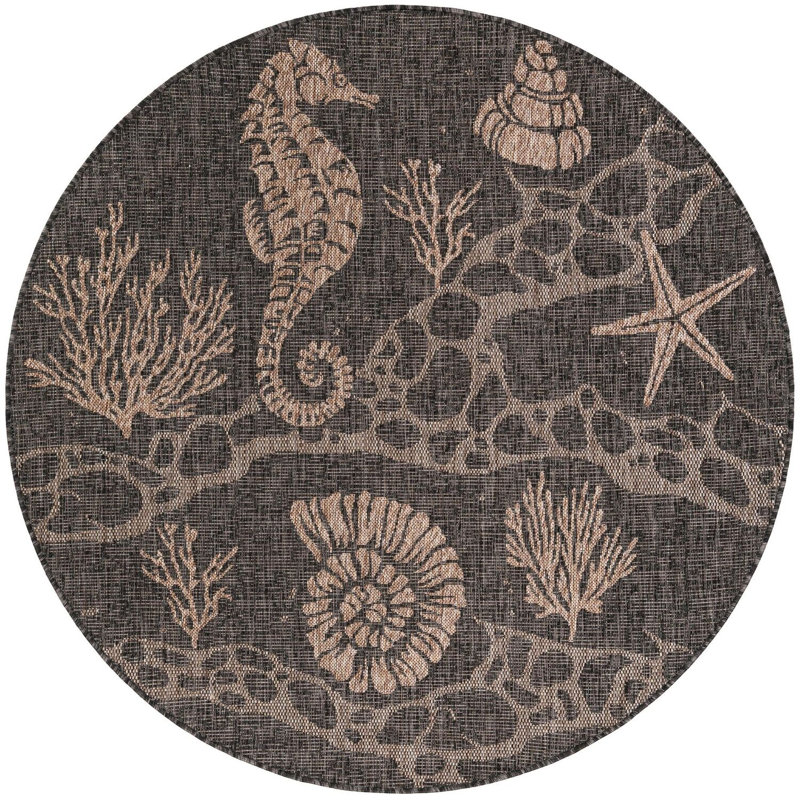 Tapis contemporain Contemporary Aycan, Rond 5 pi 3 po