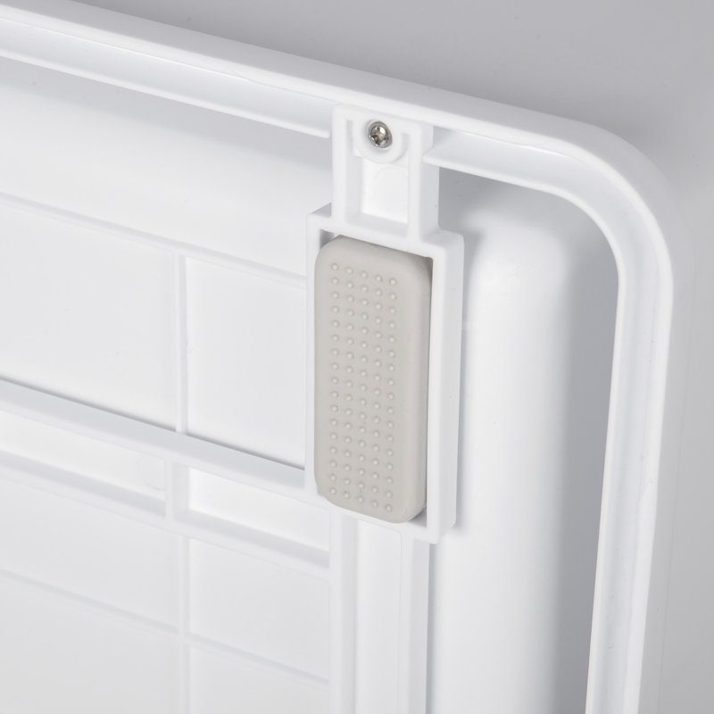 Enceinte de litière pour chat - portes doubles, toilette grise avec couvercle, gris, grande capacité et nettoyage facile