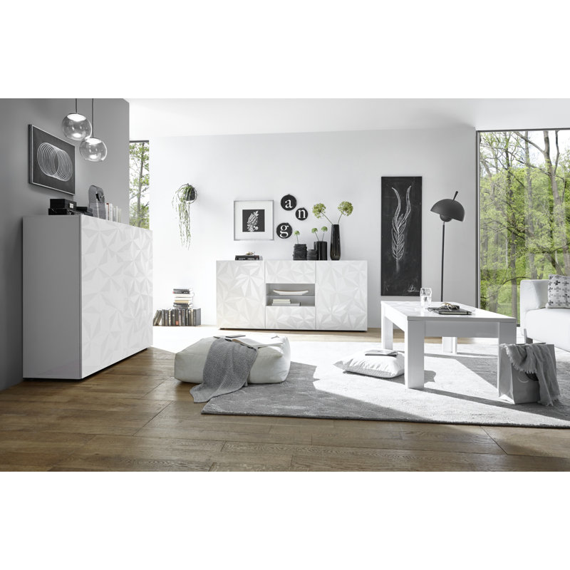Bromborough 120cm Sideboard, White