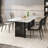 Modern Microlite Rectangular  Dining Table Sets-104850073