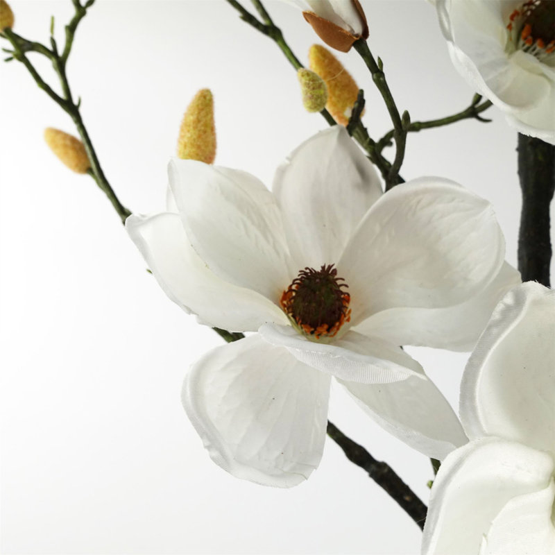 80cm Faux Tree in Pot Liner, White