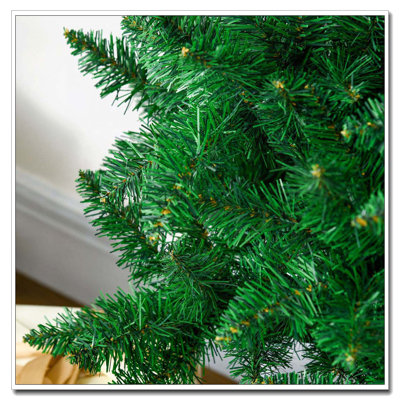 Demi-arbre de Noël artificiel 7 pi