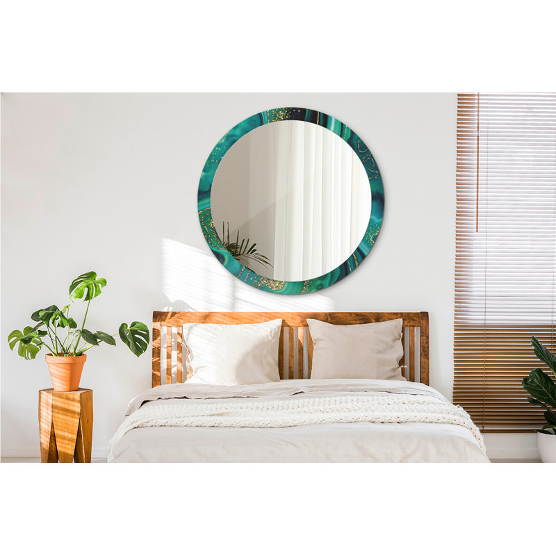 Huldar Glass Flat Wall Mirror
