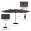 Parasol de marché 15 pi avec base-86773837