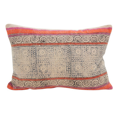 Boho Twist Accent Lumbar Pillow