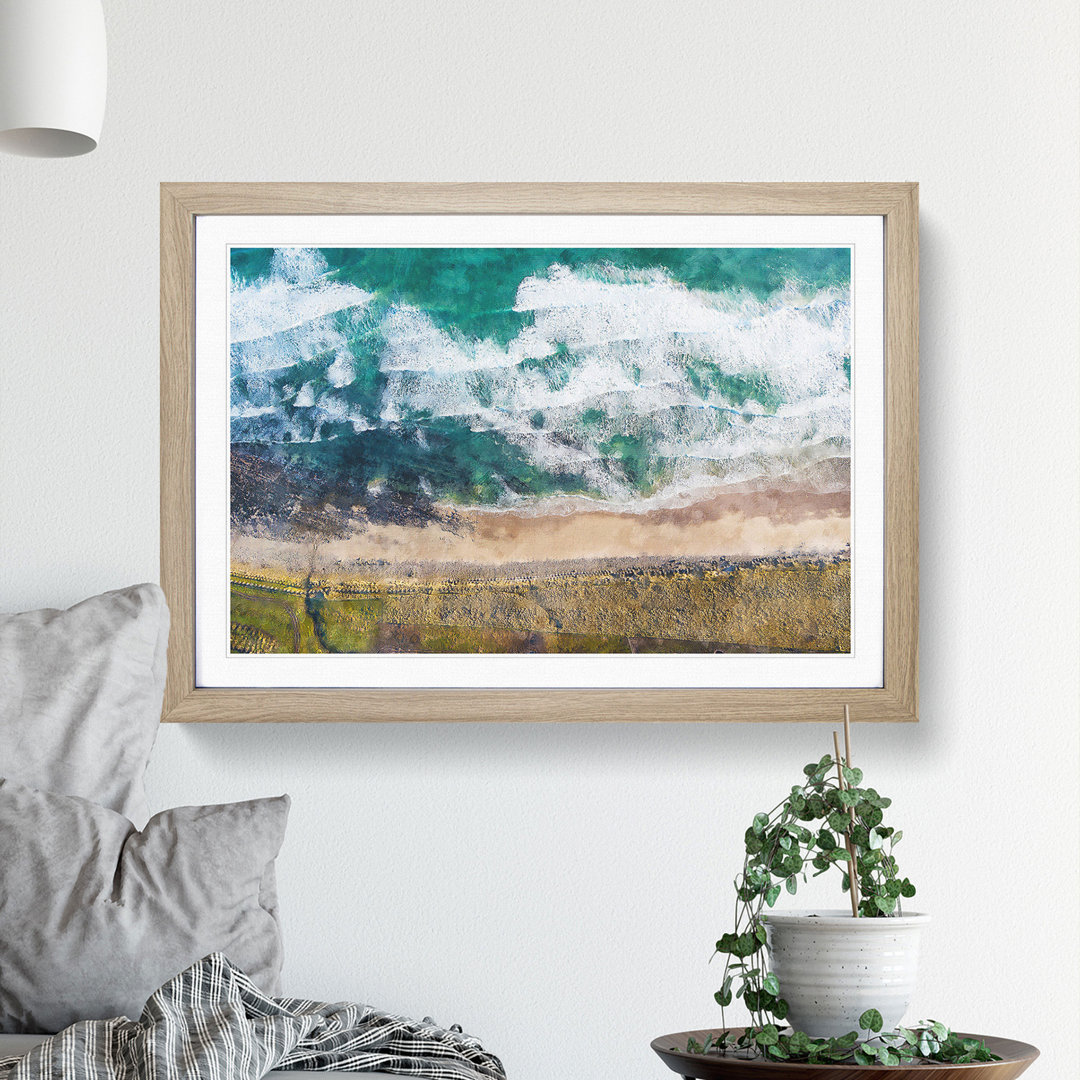 Beach in Keiss in Scotland - Picture Frame Painting