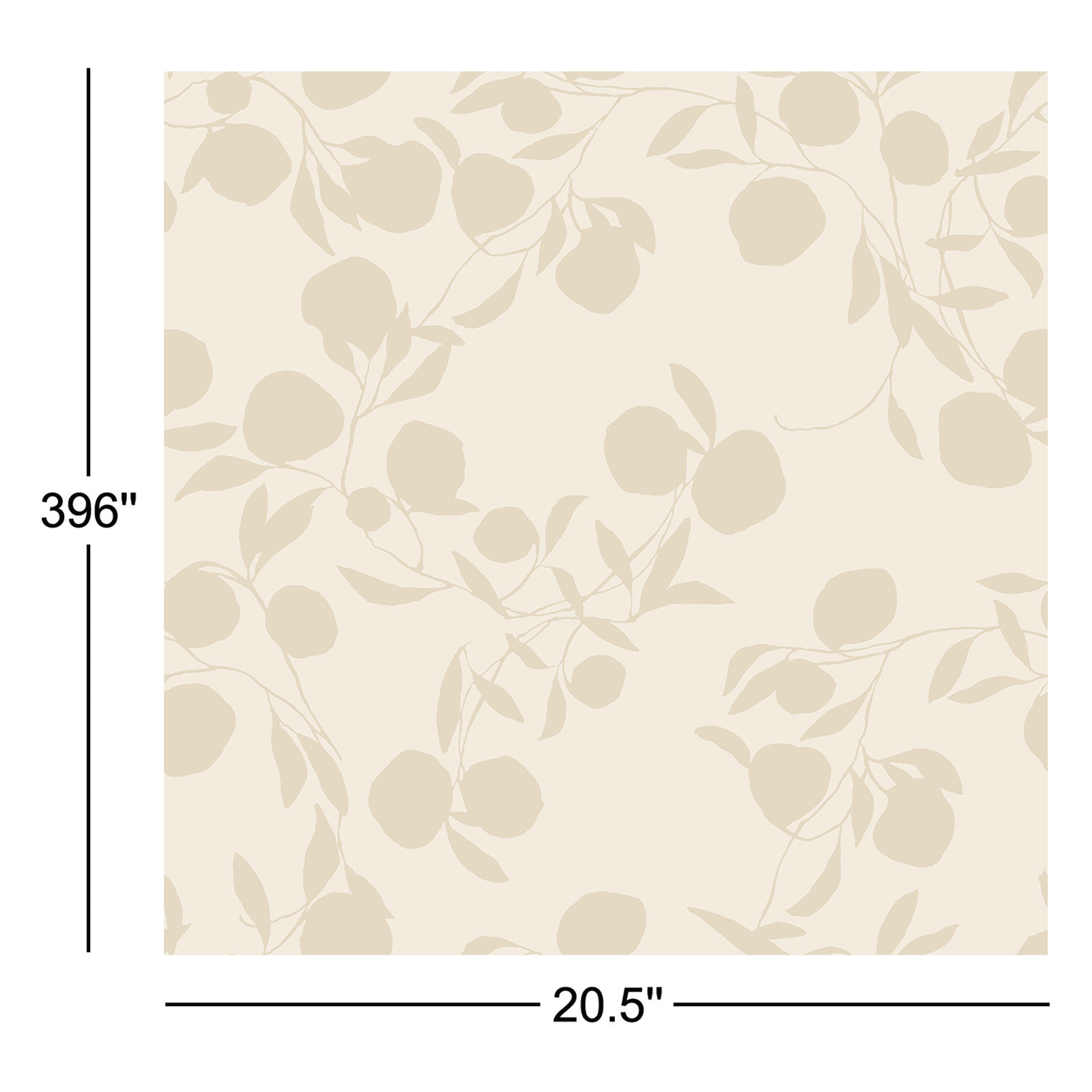 Keller Floral Wallpaper, Neutral