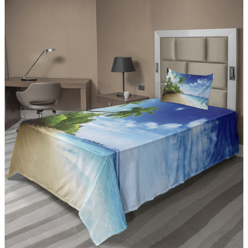 Microfiber Sheet Set, Twin Sheet Set + Fitted Sheet + 1 Pillowcase